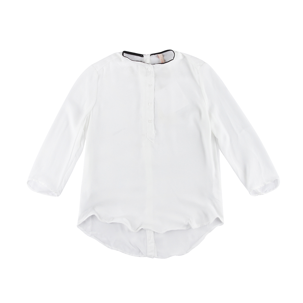 Stockpapa Bershka, женские полупрозрачные дышащие пуговицы, дешевые белые рубашки