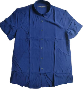 Stockpapa SLATE STONE, синие повседневные однотонные рубашки для мужчин, одежда оптом